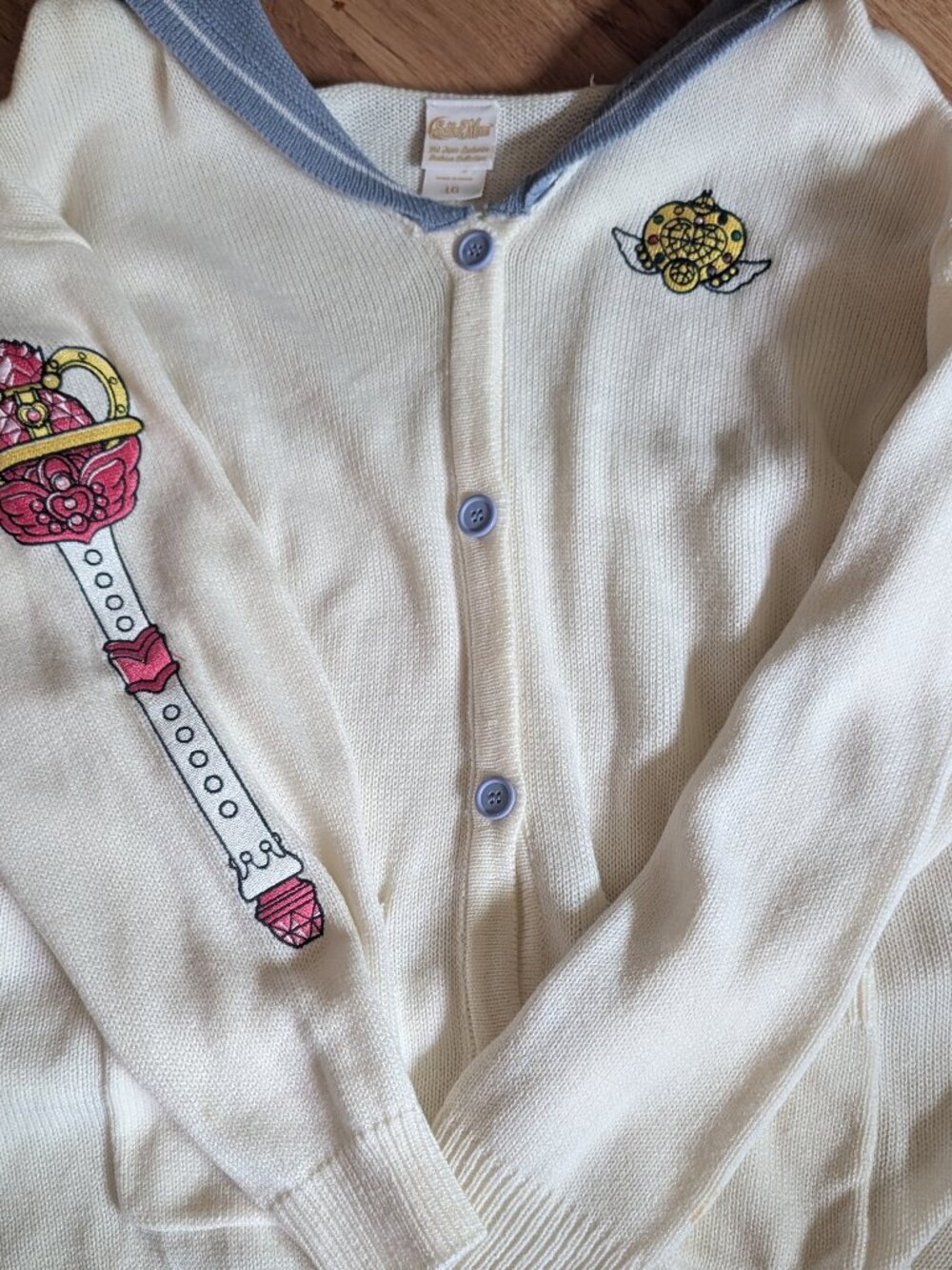 Hot Topic Exclusive Sailor Moon Moon Stick Cardigan - Large